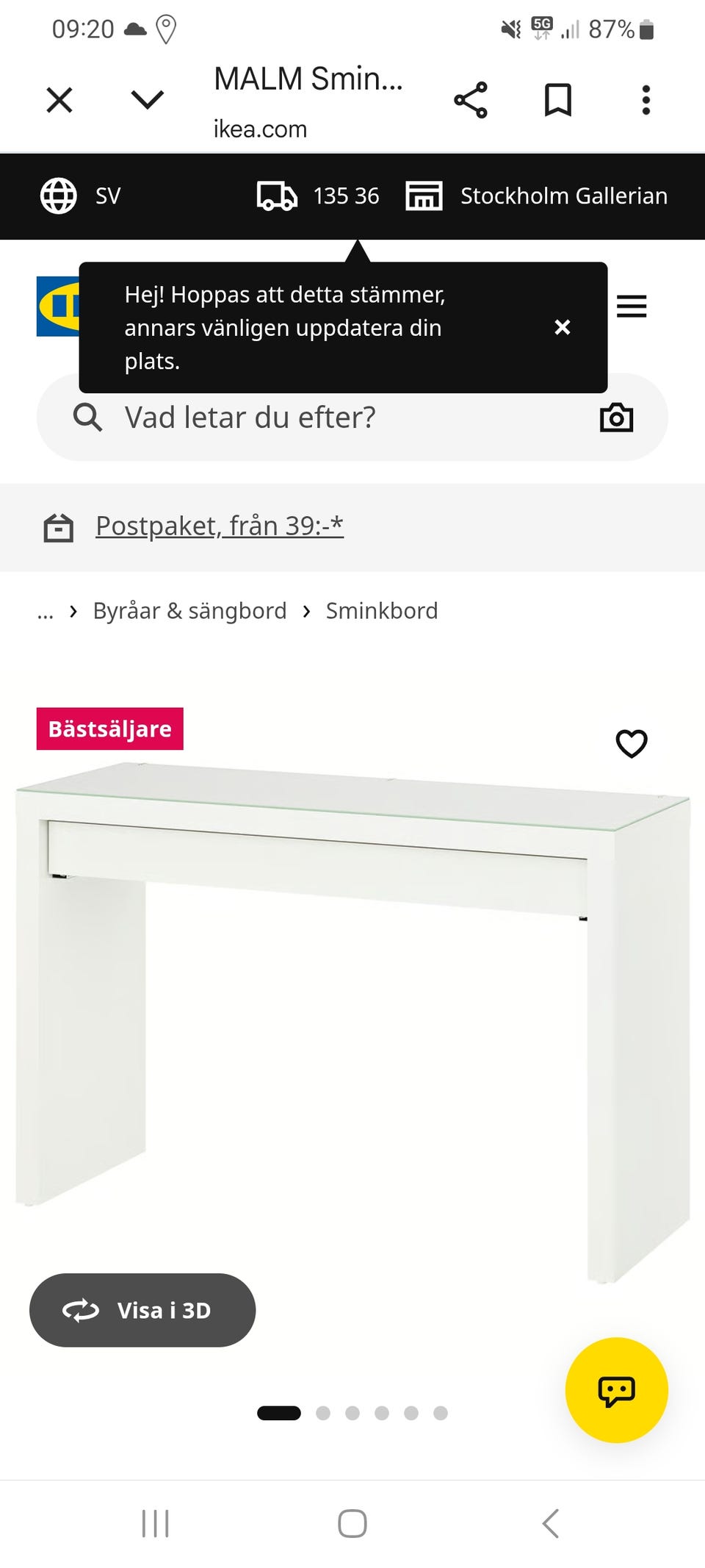 Galleribild