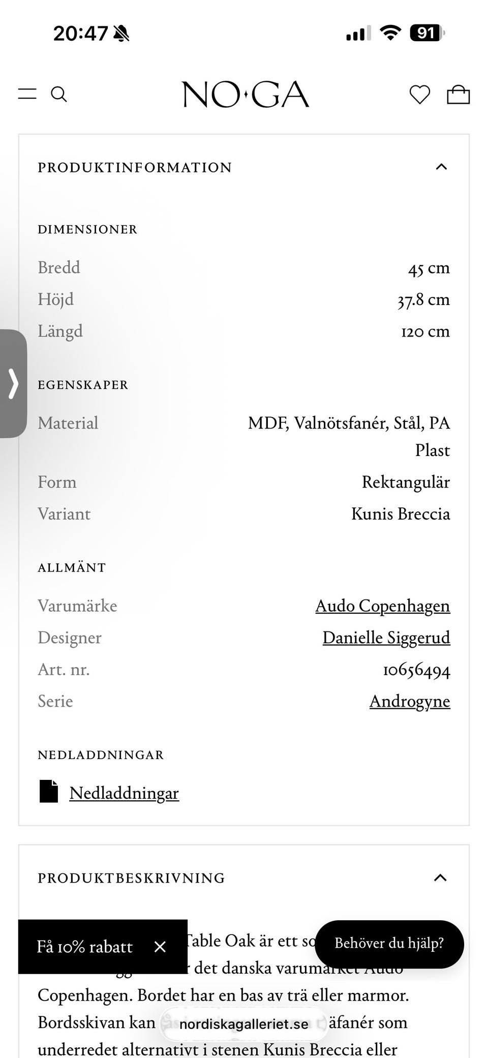 Galleribild