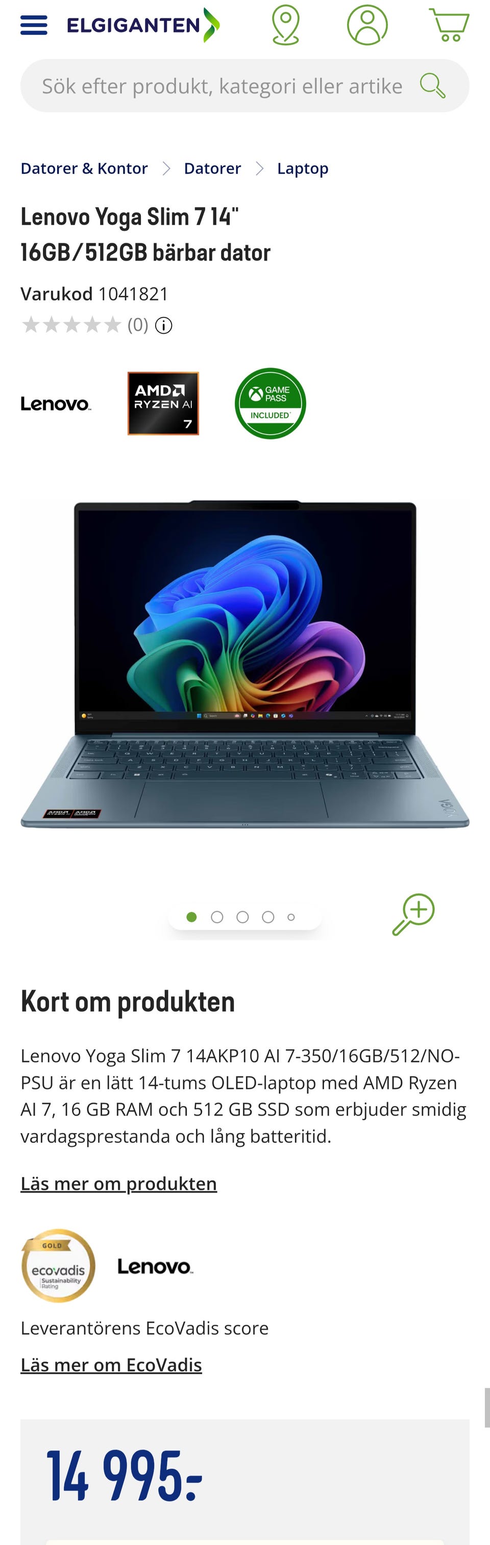 Galleribild