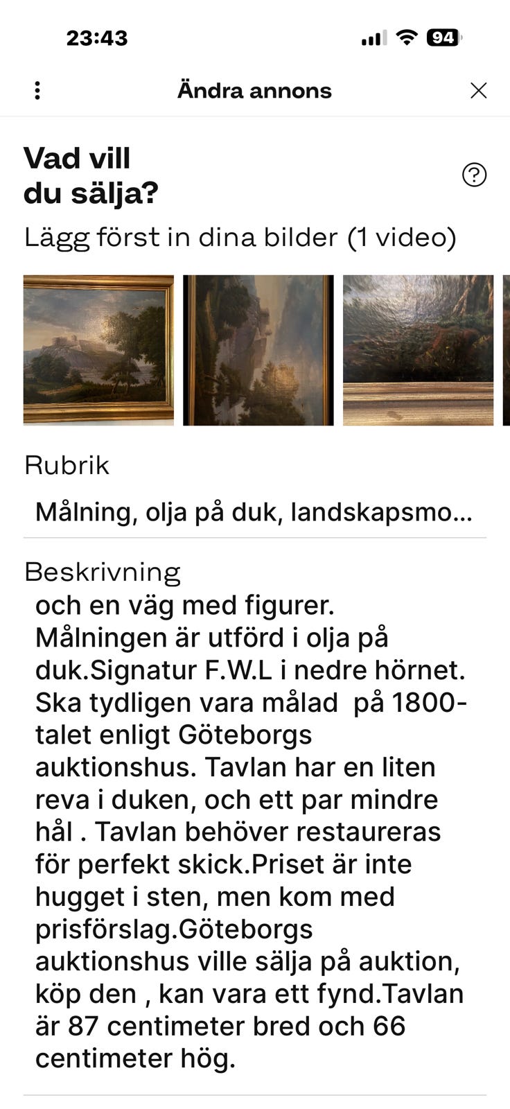 Galleribild