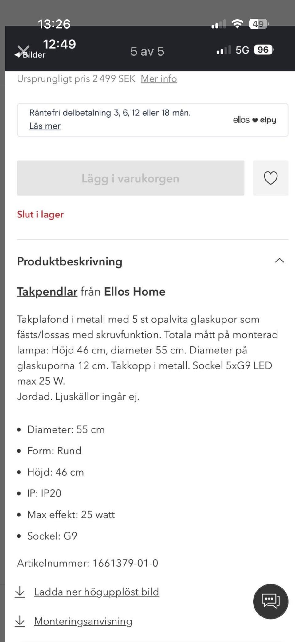 Galleribild