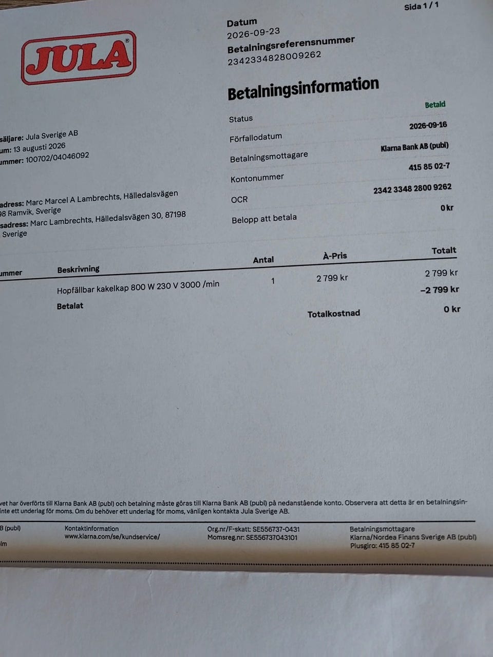 Galleribild