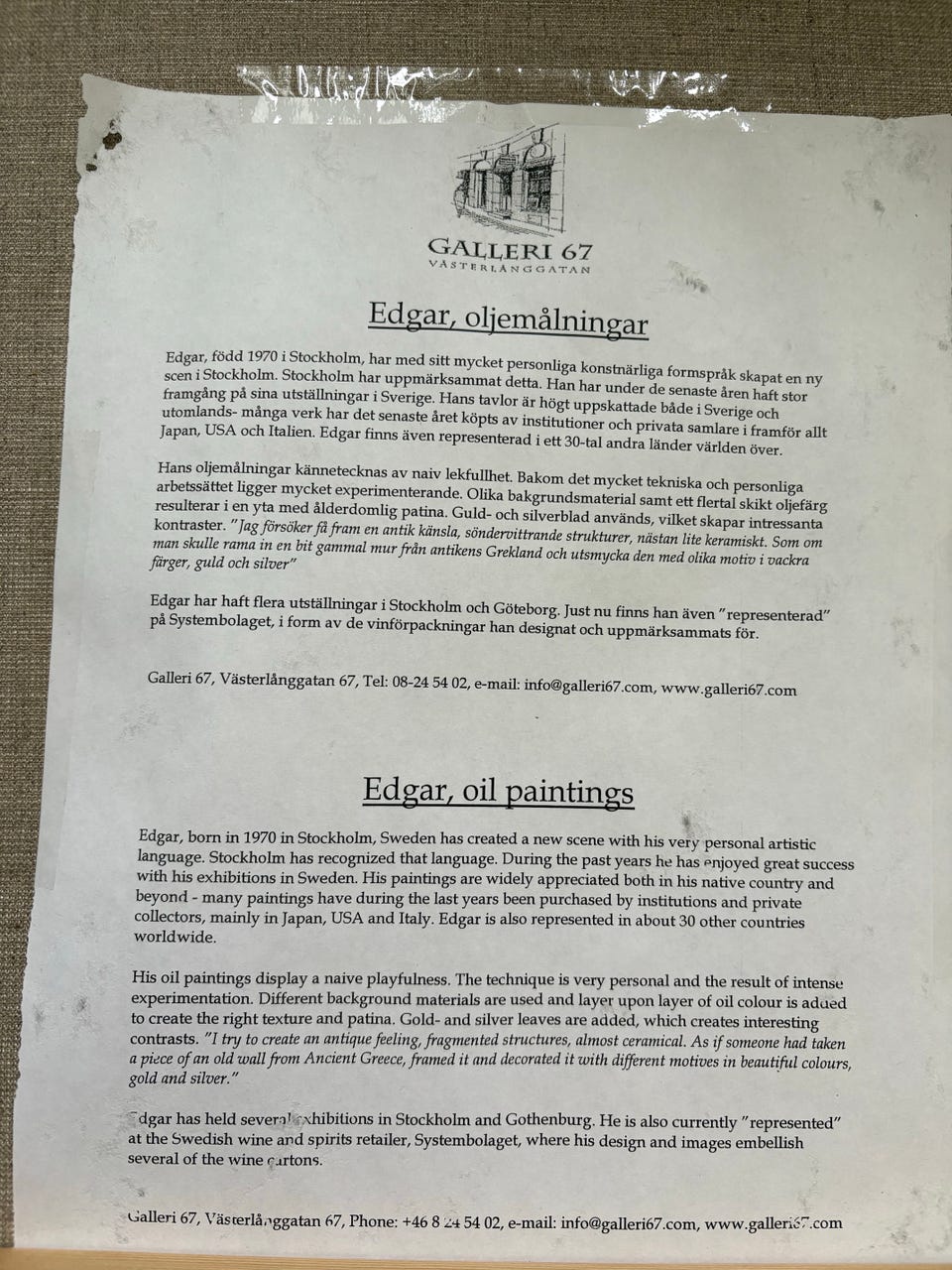 Galleribild