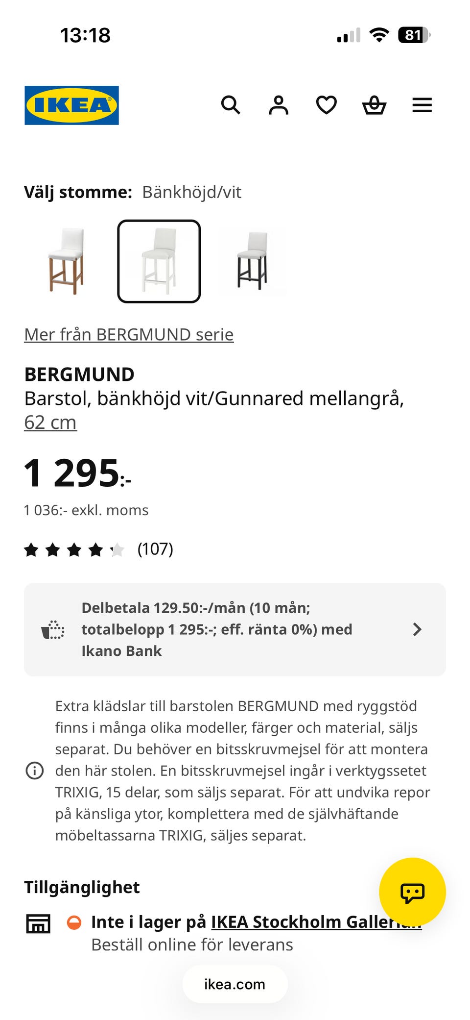 Galleribild