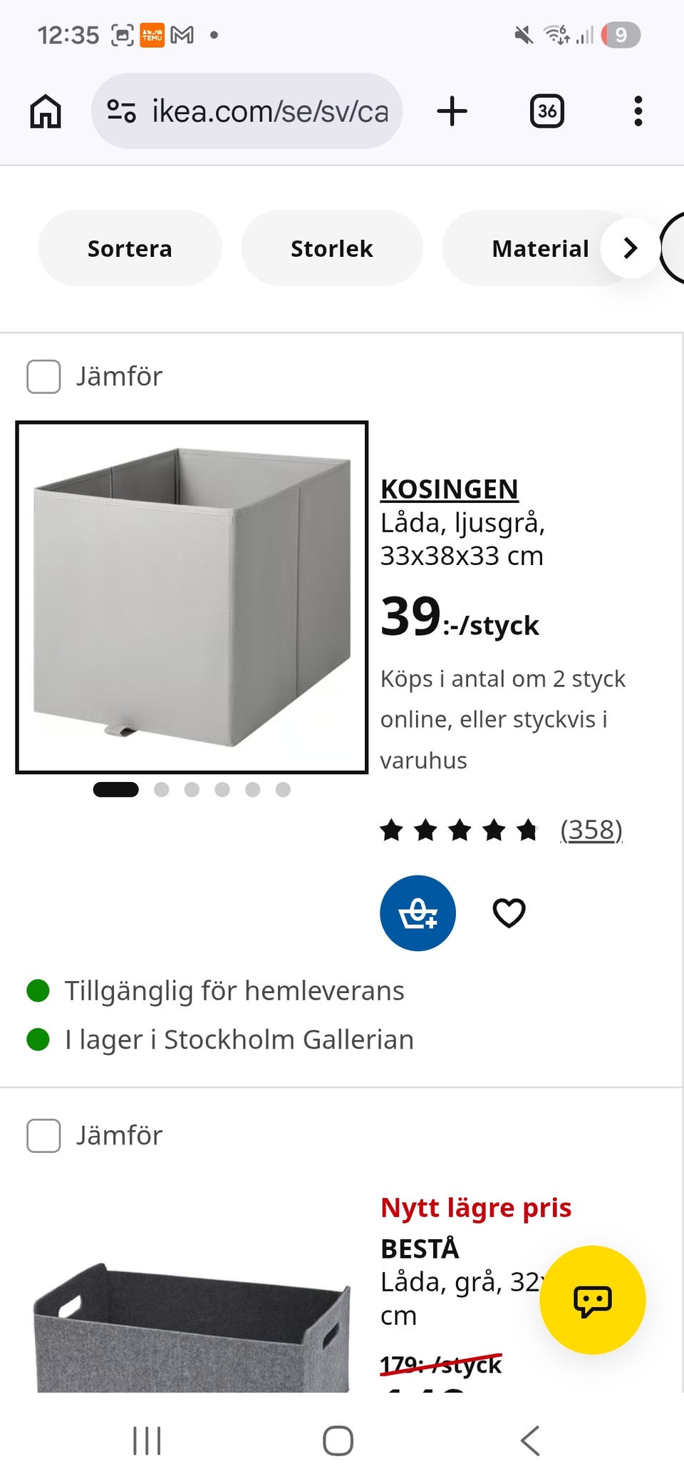 Galleribild