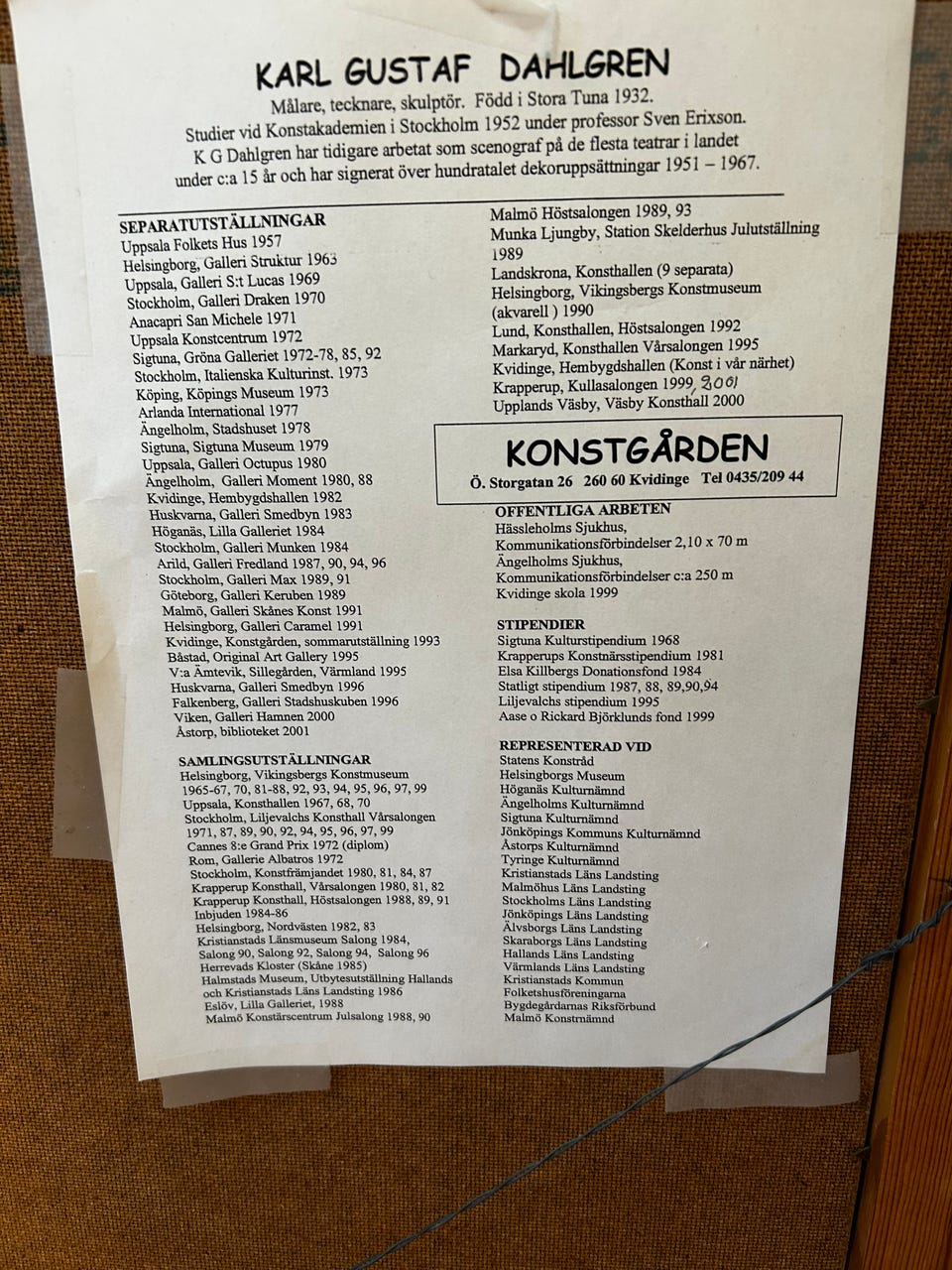 Galleribild