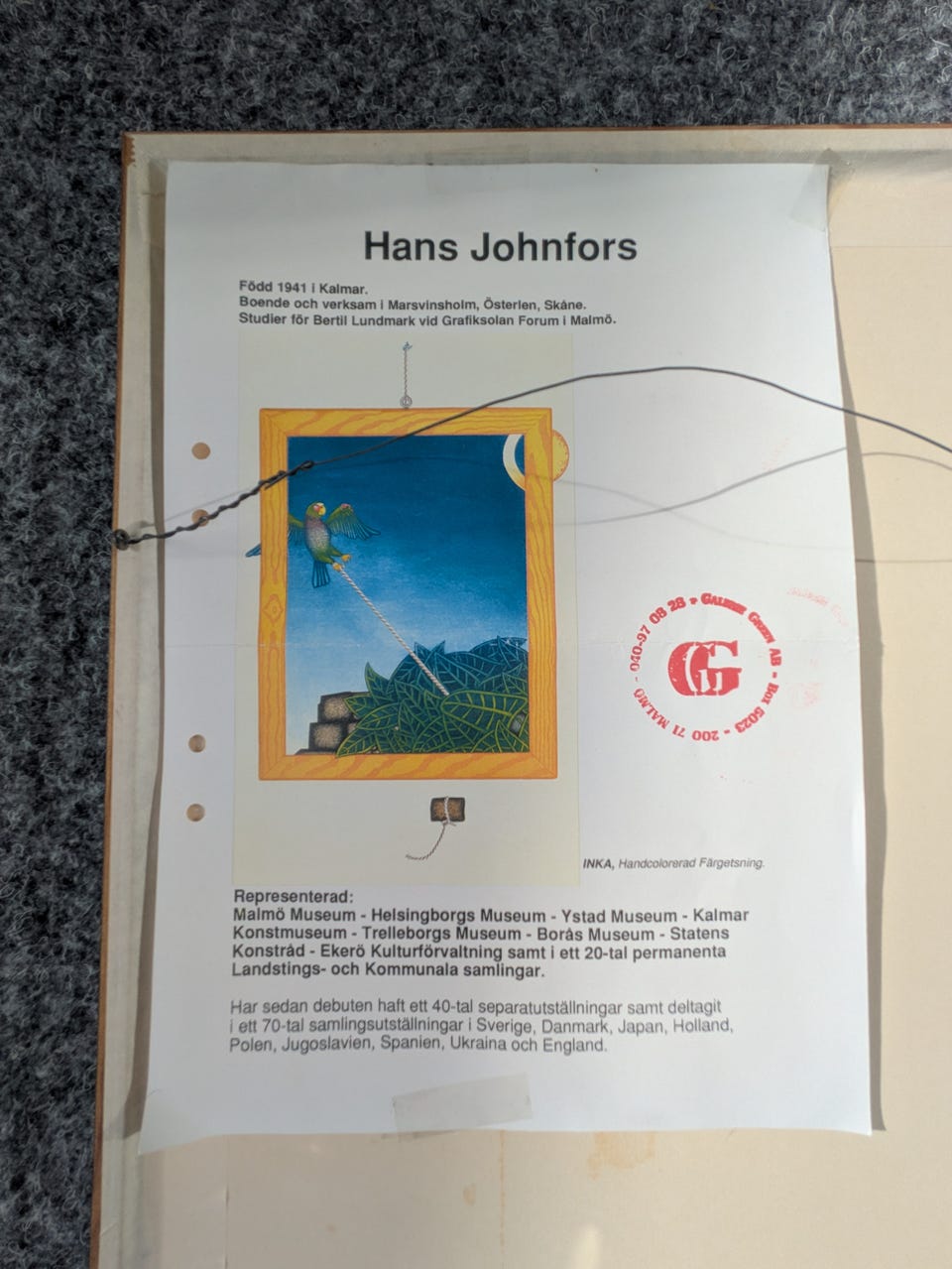 Galleribild