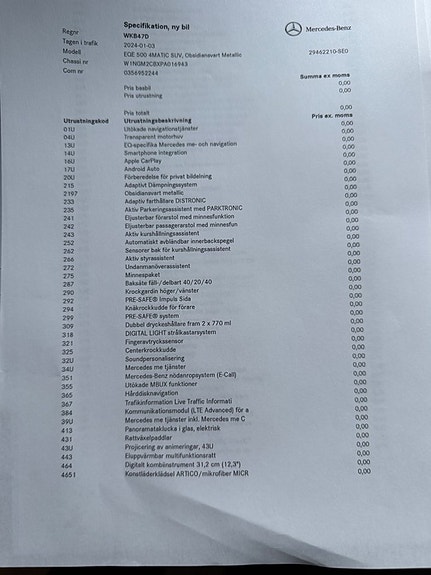 Mercedes-Benz EQE500 16 of 18
