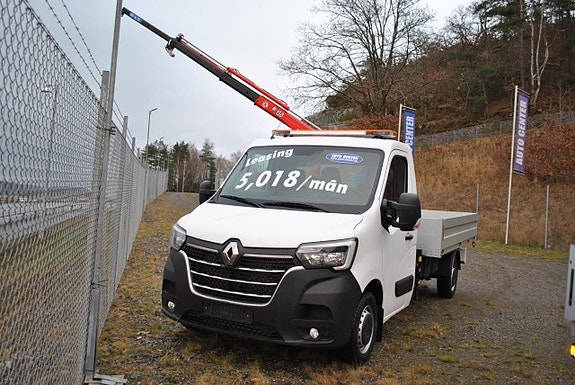 Renault Ny Master 165HK Flakbil med Kran ML 150.3 21 of 21