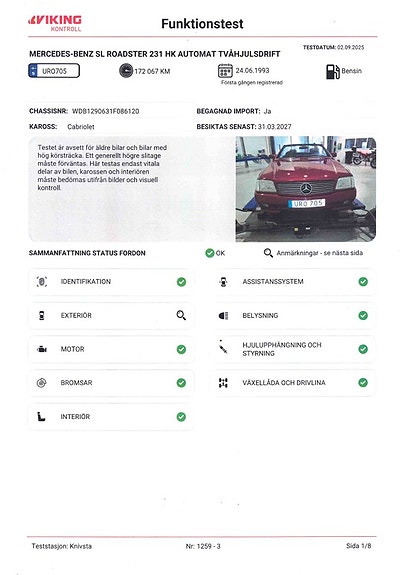 Mercedes-Benz SL320 2 of 5