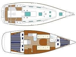 Mycket fin cruiser/racer Beneteau First 40.7 uthyres 11 of 12