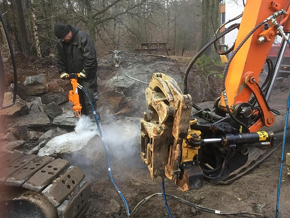 Komplett Bergborr paket Hydrauldriven 3 of 6