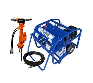 Komplett Bergborr paket Hydrauldriven