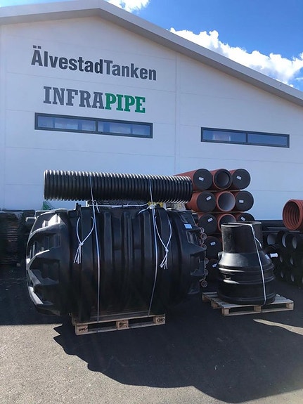 Oljeavskiljare 6 l/s- 1200L- komplett paket