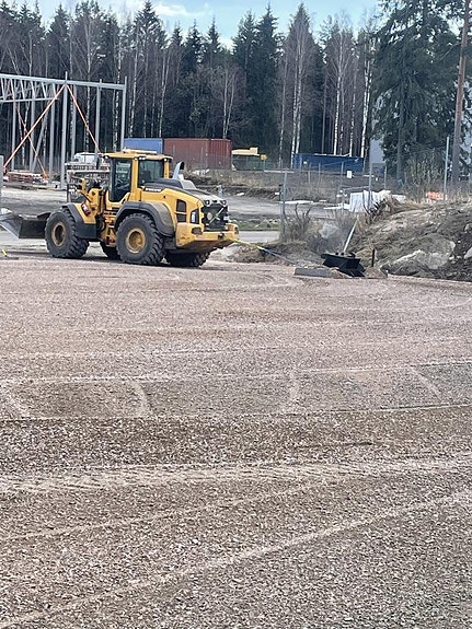 Planeringsbalk med skärstål för grävmaskin 12 of 12