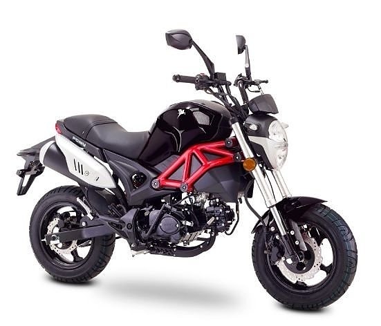 Övriga EU moped 45 km/h “Streetpony” Svart, 50cc