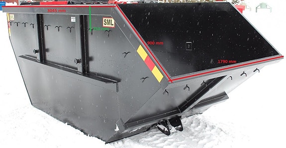 Liftdumpercontainer 8 kubik 4 of 6