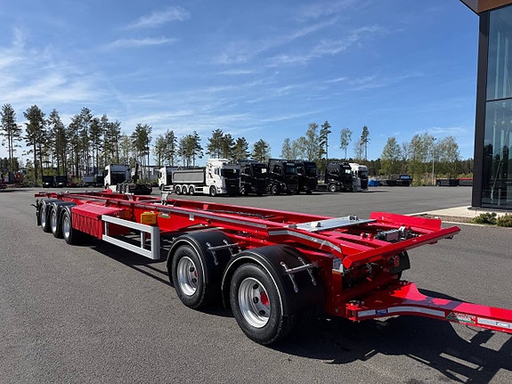 Hakarps - 42 tons lastväxlarvagn med glider OMGÅENDE LEV 3 of 5