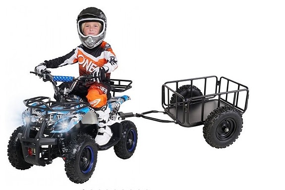 Övriga ARBETSFYRHJULING, EL BARN MED SLÄPKÄRRA