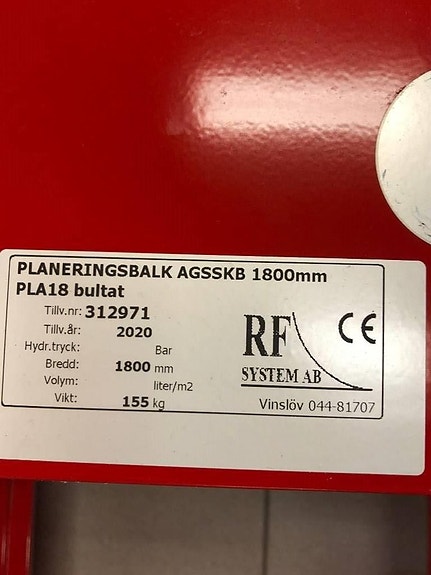 Rf-system Avjämningsbalk 3 of 3