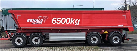 Benalu Siderale 38 ton VIKT 6,5 TON , 30 kbm Tippsläpvagn