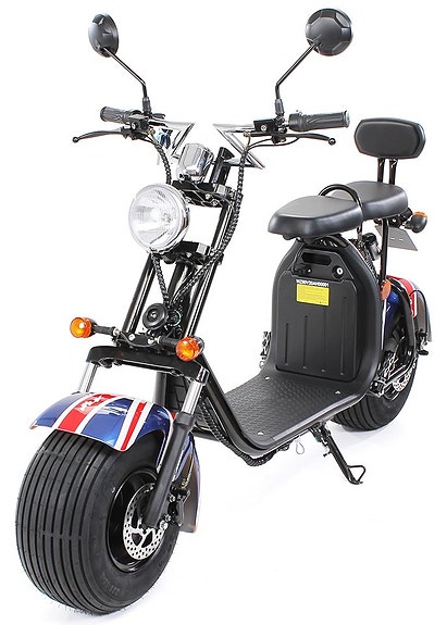 Övriga EL-Scooter El-moped 1500W Harley vägreg för 2