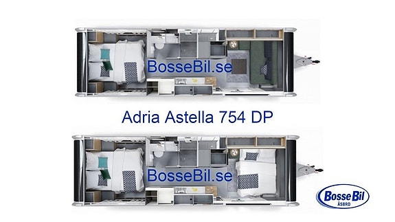 Adria Astella 754 DP * Moms * * Markis * Pluspaket * 2737 kr/månad * 17 of 18