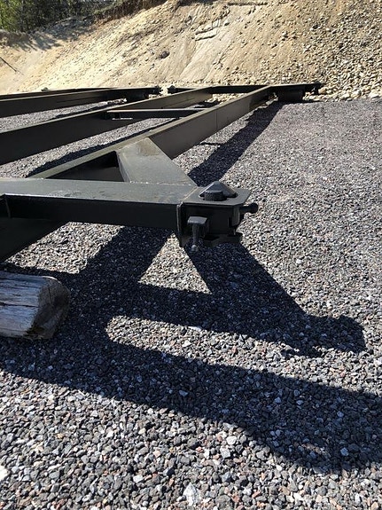 Lastväxlar ram med containerfäste 9 of 10