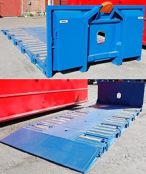 Maskinflak SISU 16 ton, fast ramp 6 of 6