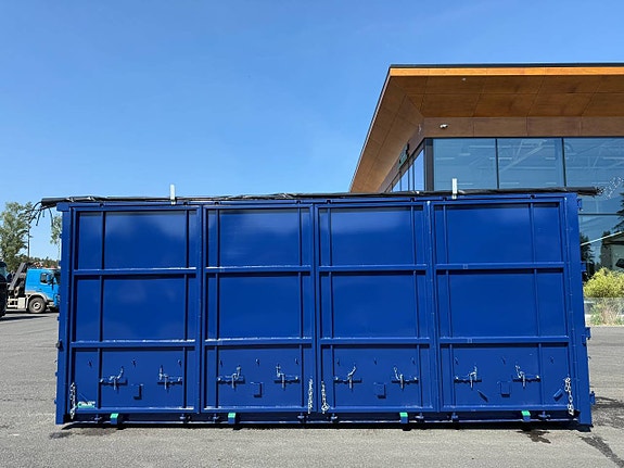 Hakarps - 40m3 container med öppningsbar sida + kapell 2 of 5
