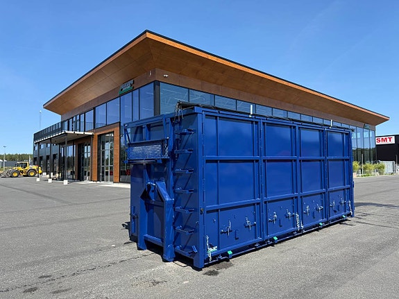 Hakarps - 40m3 container med öppningsbar sida + kapell