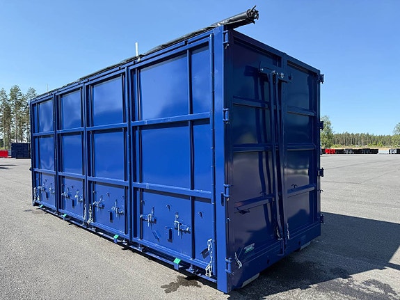 Hakarps - 40m3 container med öppningsbar sida + kapell 3 of 5