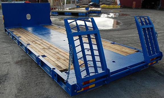 Maskinflak SISU 25 ton, med containerfästen 5 of 5