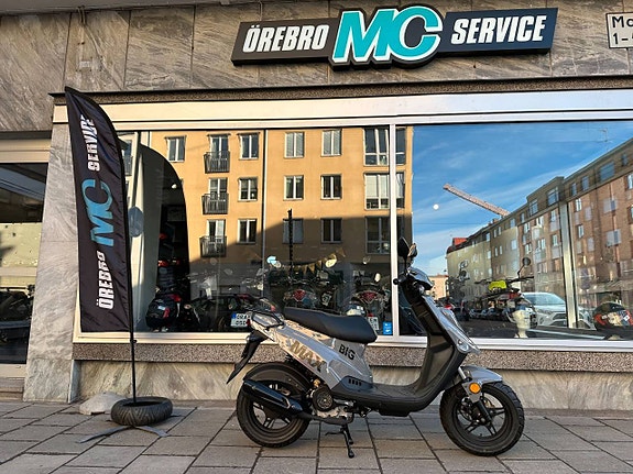 Motocr Big Max Pure EFI | Grå | 45km/h Klass 1 KAMPANJ*