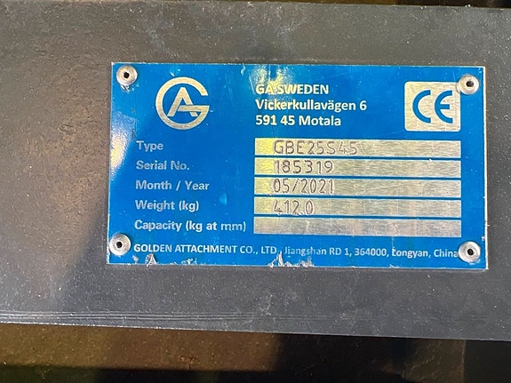 GA Avjämningsbalk 2,5m S45 Avjämningsbalk 2,5m S45 3 of 3
