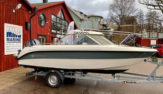 AMT 185 HT 2008 med Fabriksny Yamaha F80 2025 80 km trailer