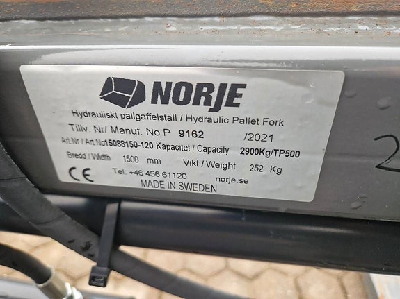 Norje Hyd. pallgaffel Zettelmeyer fäste 3 of 5