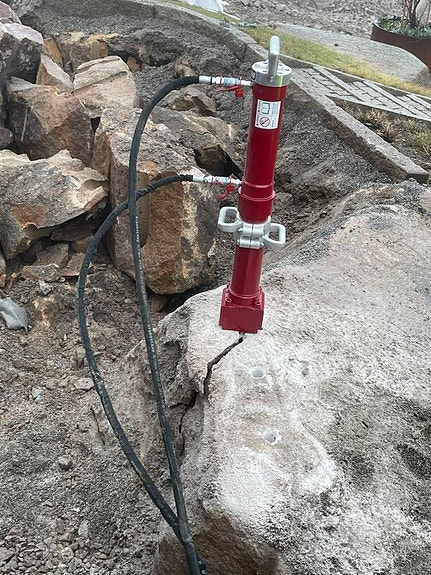 Hydraulisk spräck-kil 2 of 5
