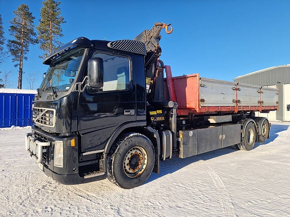 Kranväxlare Volvo Fm7 Palfinger kran, lemflak, låg vägavgift