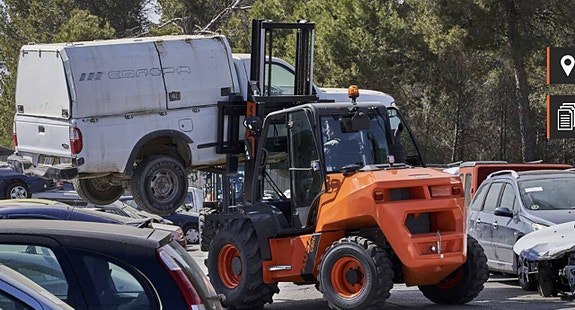 AUSA C501Hx4 diesel truck motviktstruck 2 of 3