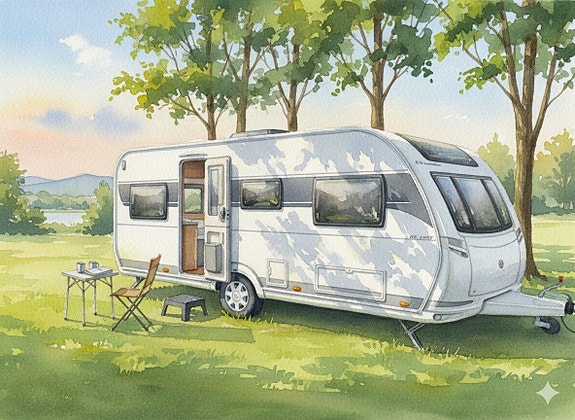 Hobby 515 UHL De luxe, 1600-1800 kg. NY !