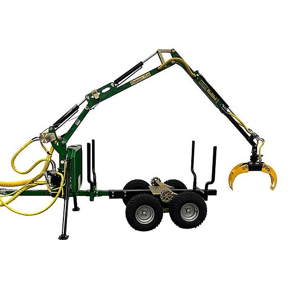 -- Skogsvagn ATV 2 ton Kran 4,2 m, driv, ramstyrd & elstart