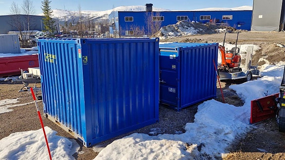 8 och 10 fots container
