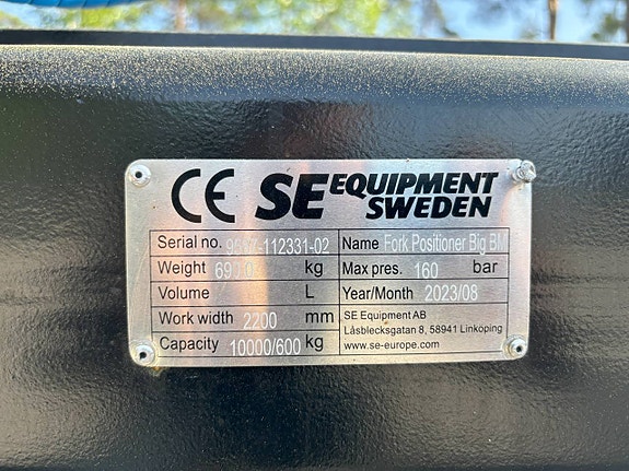 SE Gaffelställ hydraulsik St.BM 9,9T 4 of 5
