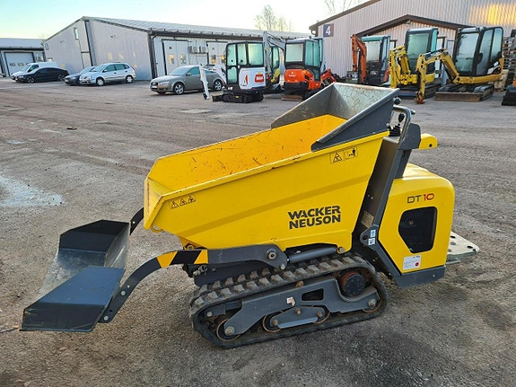 MINIDUMPER WACKER NEUSON DT 10 LASTAR 1TON SJÄLVLASTARE