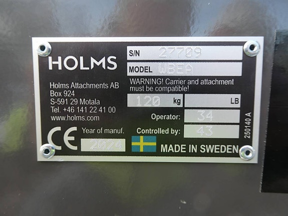Holms Ogräsborste med Grävfäste S40,S45,S50,S60 6 of 6