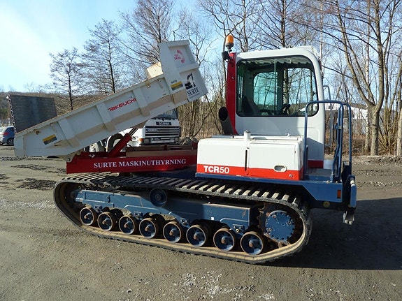 Uthyres Takeuchi dumper TCR 50 4 of 5