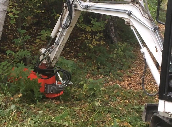Kampanj Släntklipp slyröjare grävmaskin 2 of 4