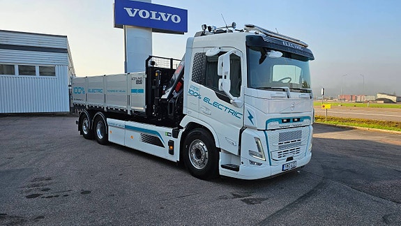 NY! Volvo Electric Tipp & Kran med HIAB 232 EL 3 of 9