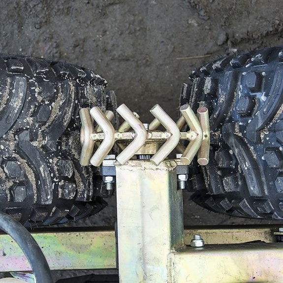 -- Skogsvagn ATV 2 ton Kran 3,6 m/Drivning/Vinsch & elstart. 7 of 10